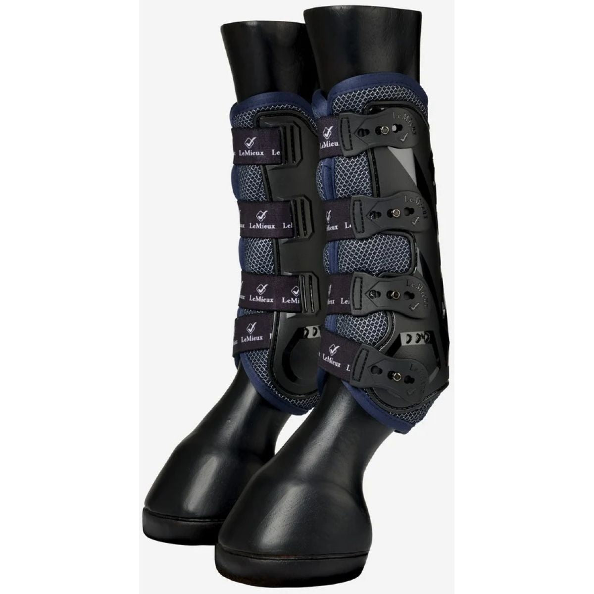 LeMieux Protectores de piernas Snug Boots Ultramesh Dark Navy