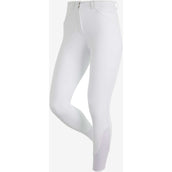LeMieux Pantalón de Equitación Drytex Agarre de Rodilla Blanco