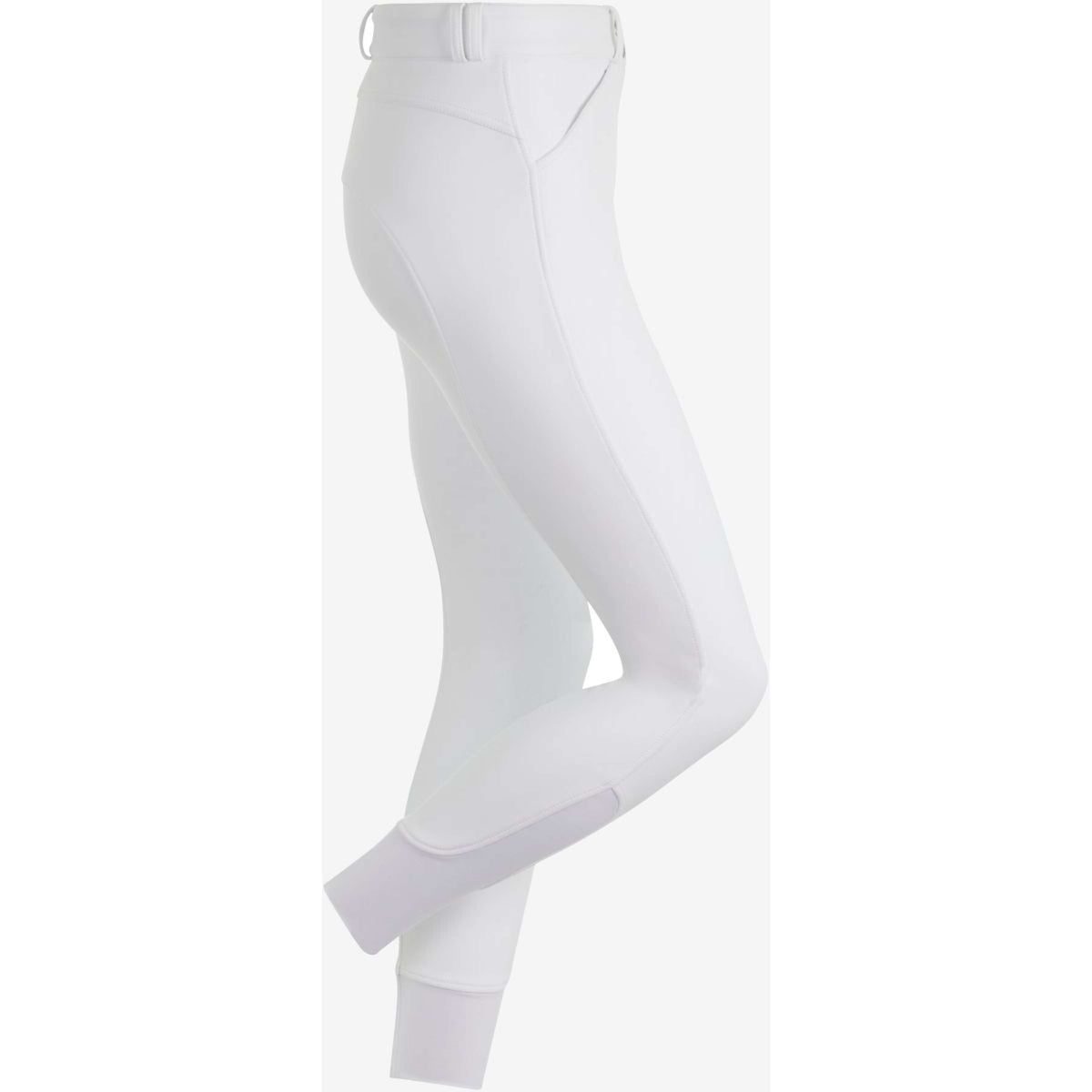LeMieux Pantalón de Equitación Drytex Agarre de Rodilla Blanco