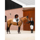 LeMieux Mantilla Crystal Contacto Cercano de Gamuza Blanco