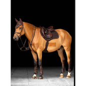 LeMieux Mantilla Crystal Suede Close Contact Marron