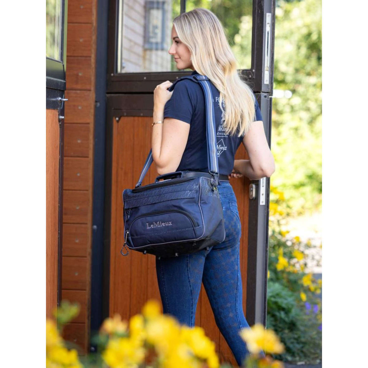 LeMieux Bolsa de Limpieza Elite ProKit Lite Azul