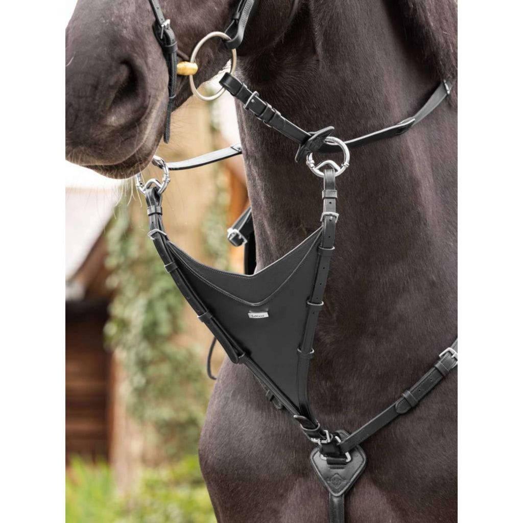 LeMieux Pechera Martingala Kudos Negro/Plata
