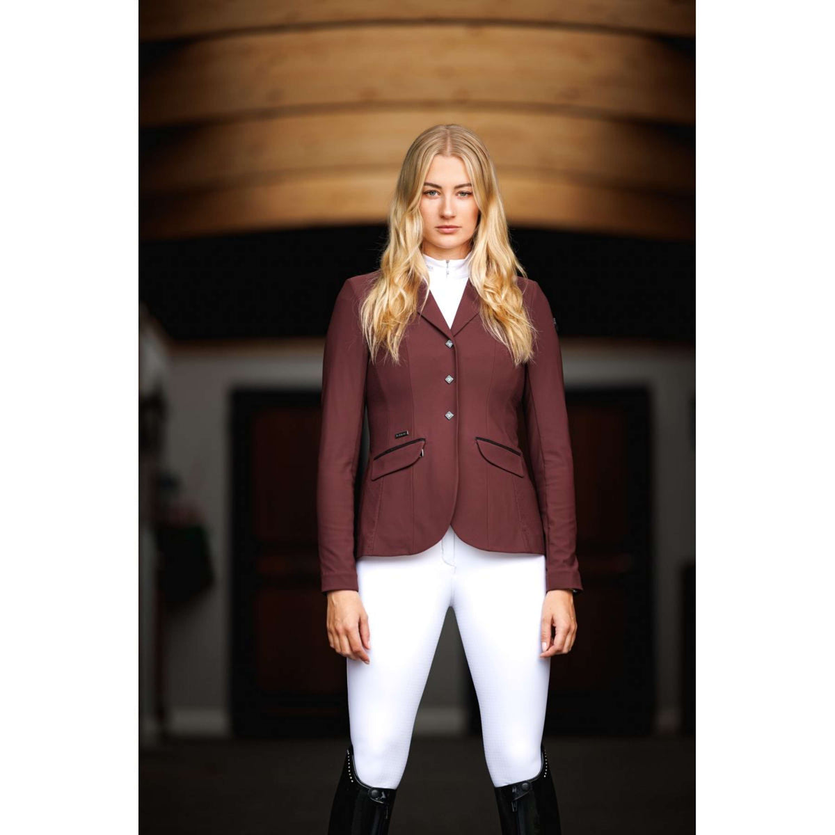 LeMieux Chaqueta de Competición Dynamique Burdeos