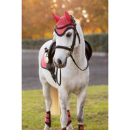 LeMieux Bonete para Orejas Mini Classic Cranberry