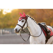 LeMieux Bonete para Orejas Mini Classic Cranberry