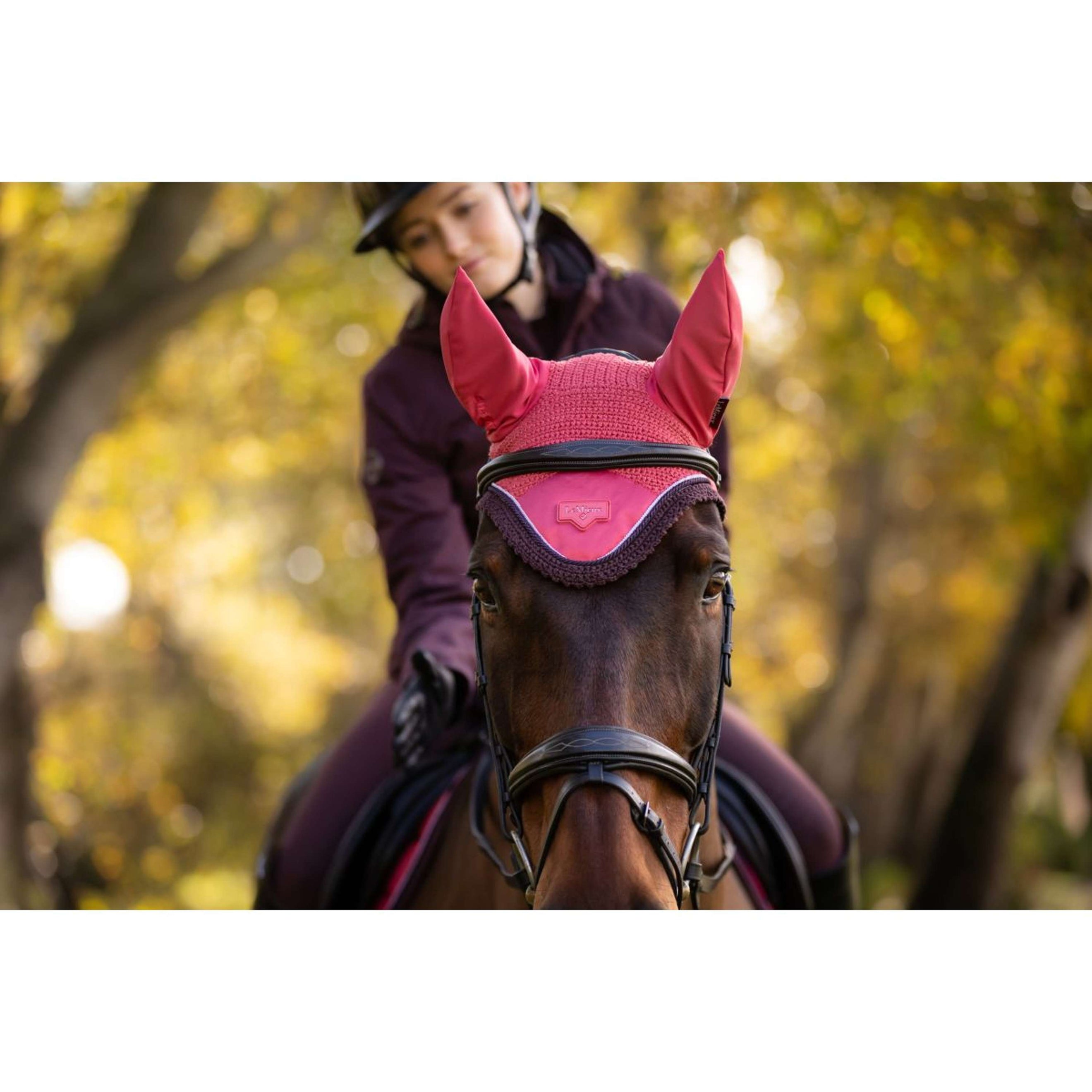 LeMieux Bonete para Orejas Loire Cranberry LeMieux Bonete para Orejas Loire Cranberry