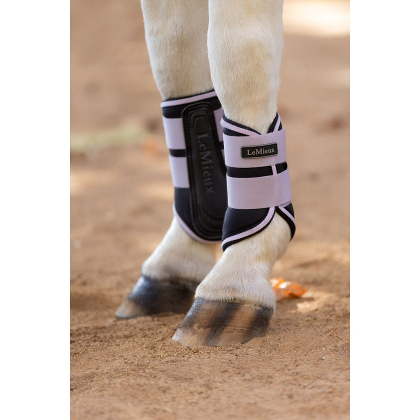 LeMieux Botas para Tendones Mini Grafter Lilac