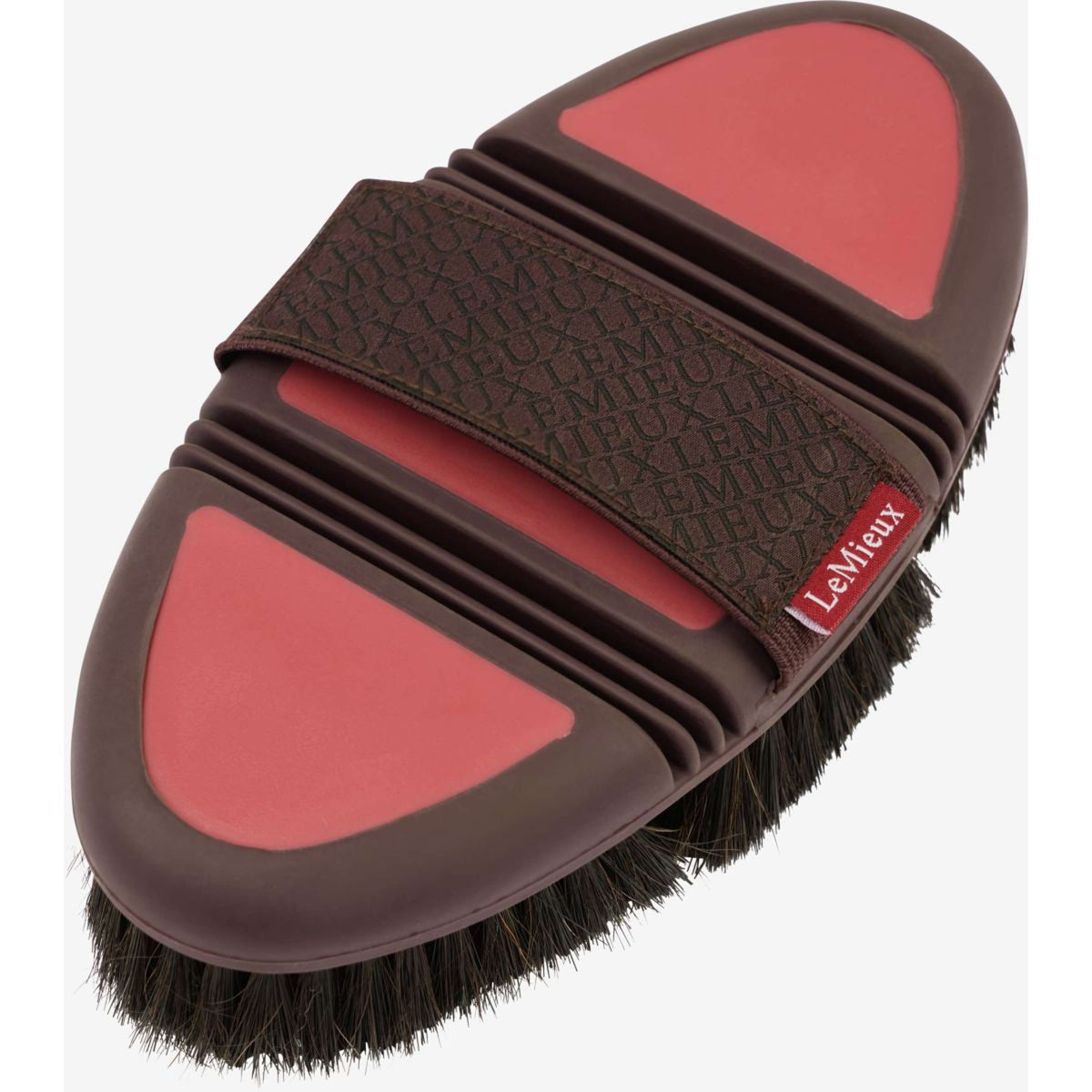 LeMieux Cepillo Flexi Pelo de Caballo Cranberry