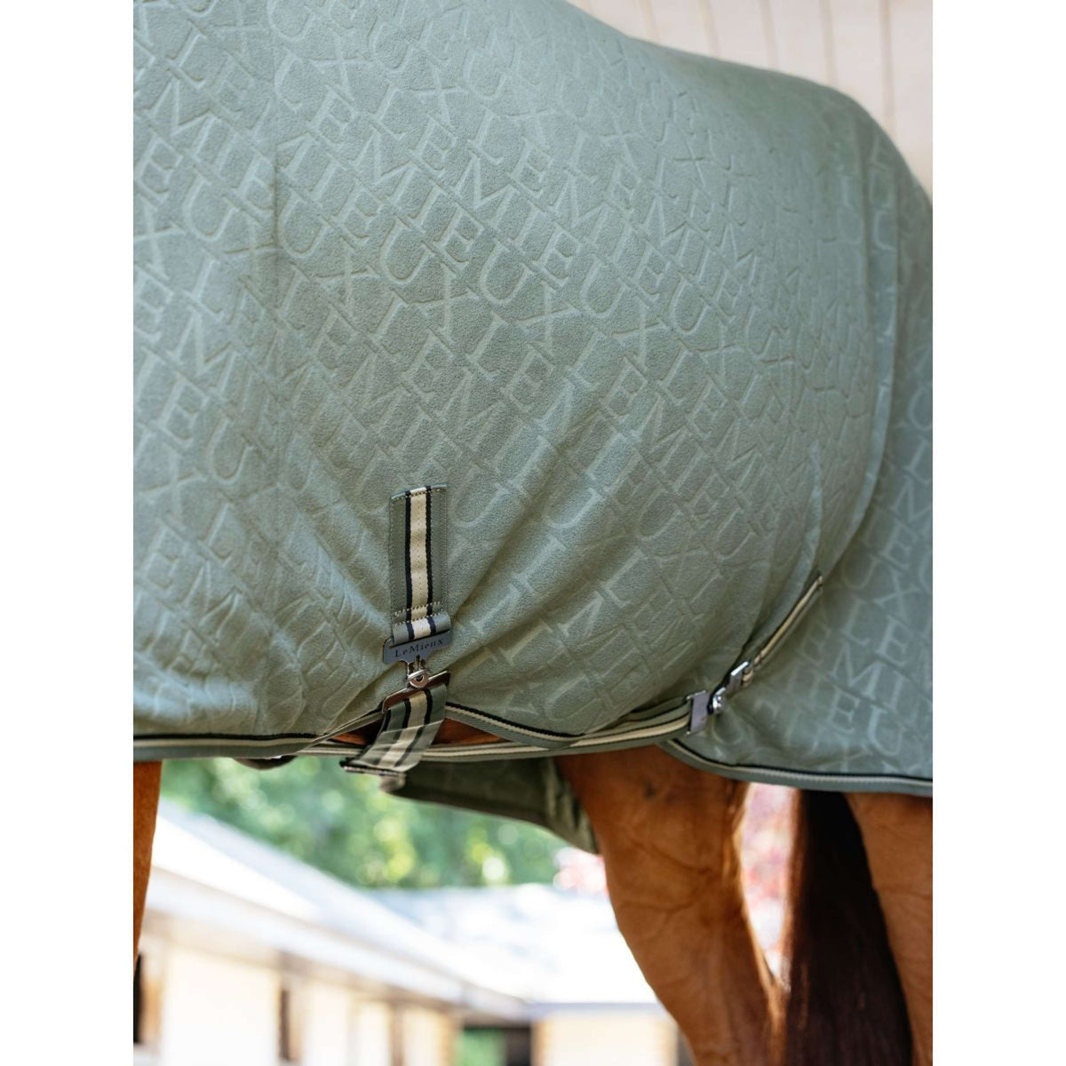 LeMieux Manta de Forro Polar Arika Monogram Rosemary