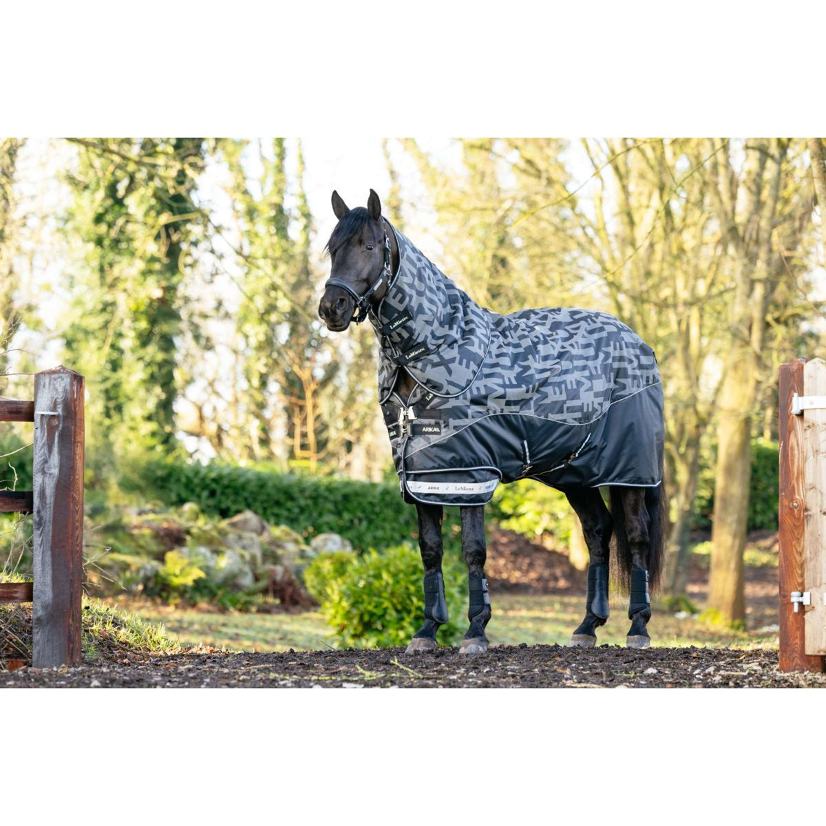 LeMieux Alfombra de Exterior Arika Reflective 0g Negro