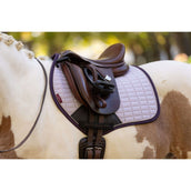 LeMieux Mantilla Mini Suede saltando Lilac