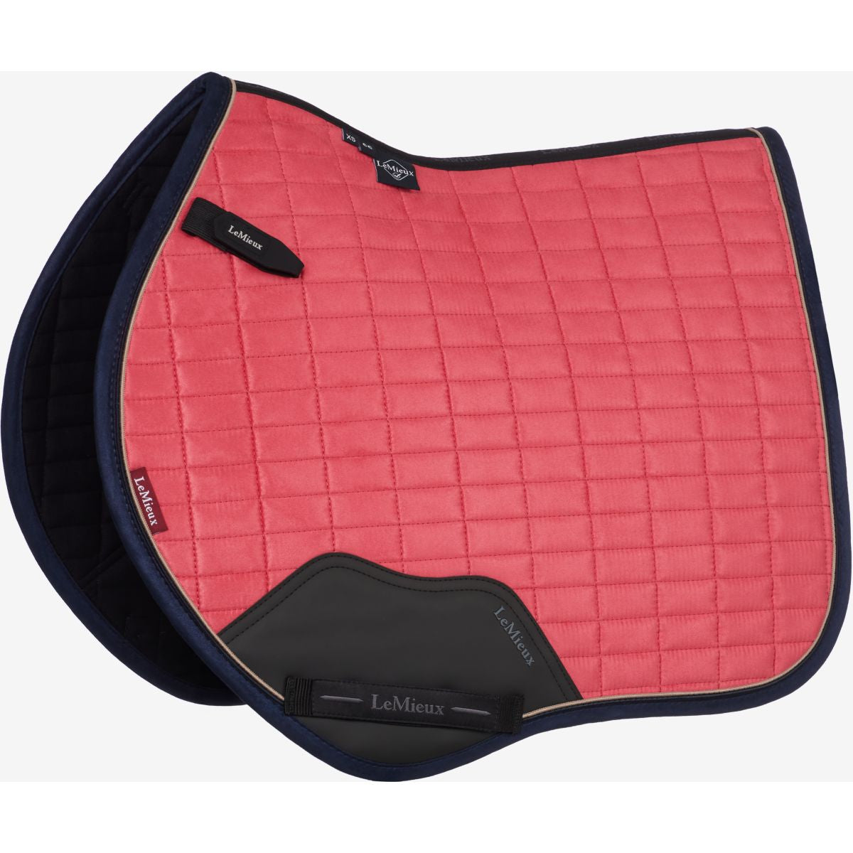 LeMieux Mantilla Mini Suede saltando Cranberry