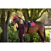 LeMieux Mantilla Loire Classic saltando Cranberry