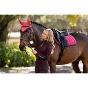 LeMieux Mantilla Loire Classic saltando Cranberry