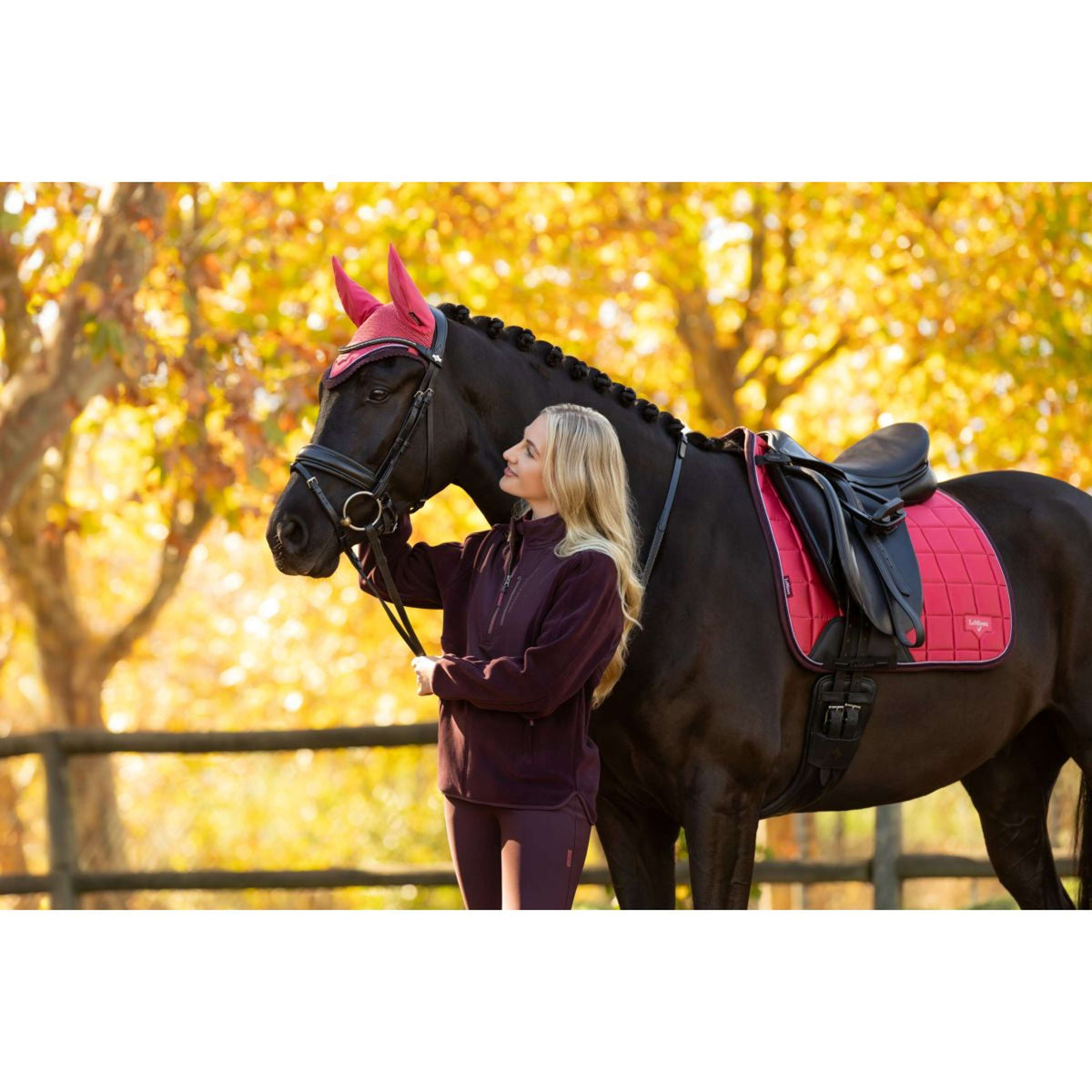 LeMieux Mantilla Loire Classic Doma clásica Cranberry