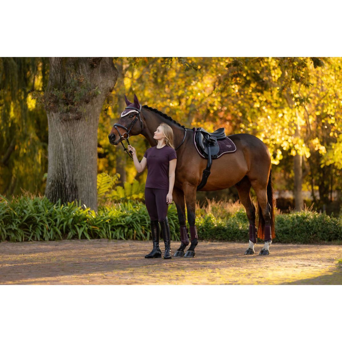 LeMieux Mantilla Loire Classic Propósito general Color ES: Ciruela