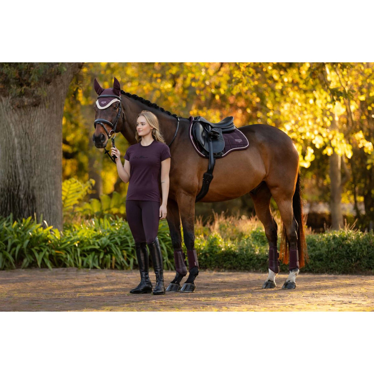 LeMieux Mantilla Loire Classic Propósito general Color ES: Ciruela