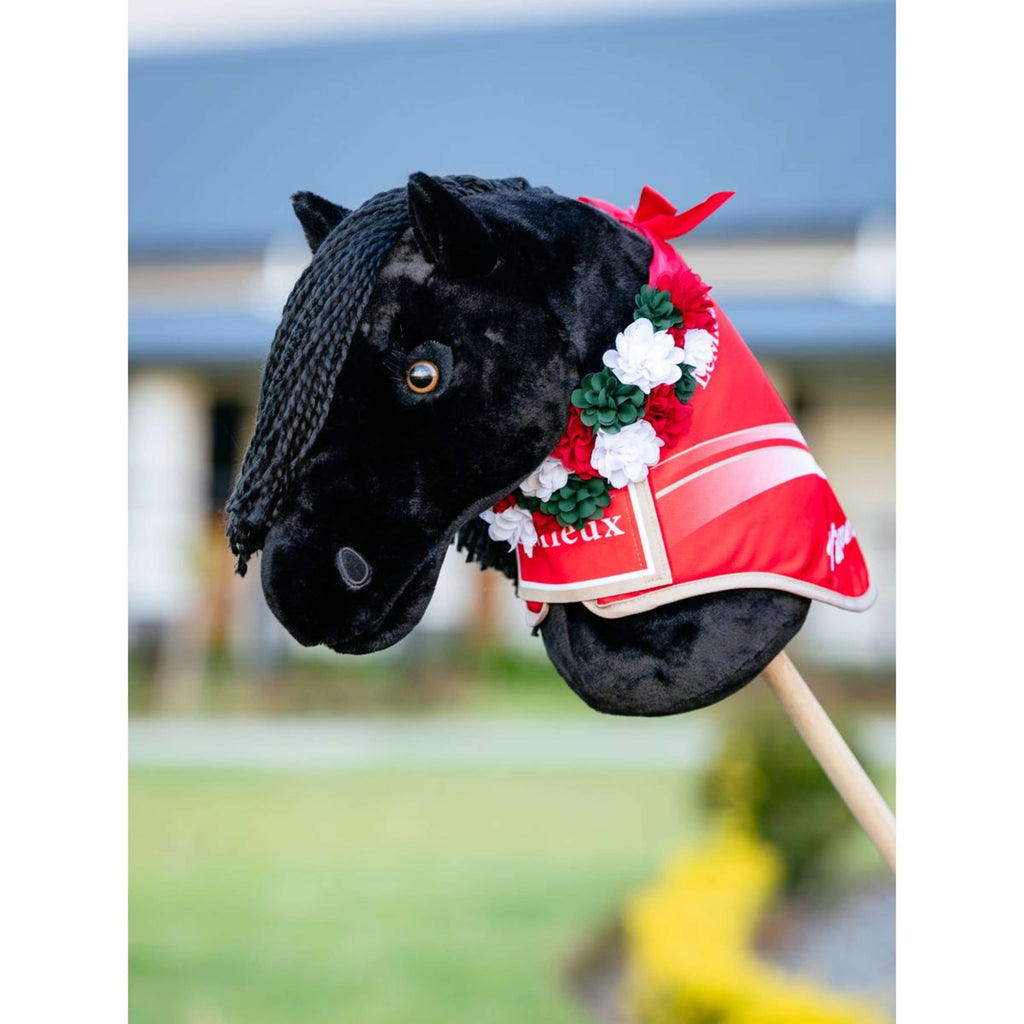 LeMieux Hobby Horse Flower Sash Rojo