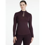 LeMieux Shirt Base Layer Classique Color ES: Ciruela
