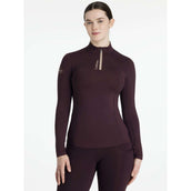 LeMieux Shirt Base Layer Classique Color ES: Ciruela