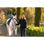LeMieux Sudadera con capucha y cremallera Liberty Fleece Navy
