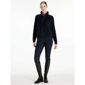 LeMieux Sudadera con capucha y cremallera Liberty Fleece Navy