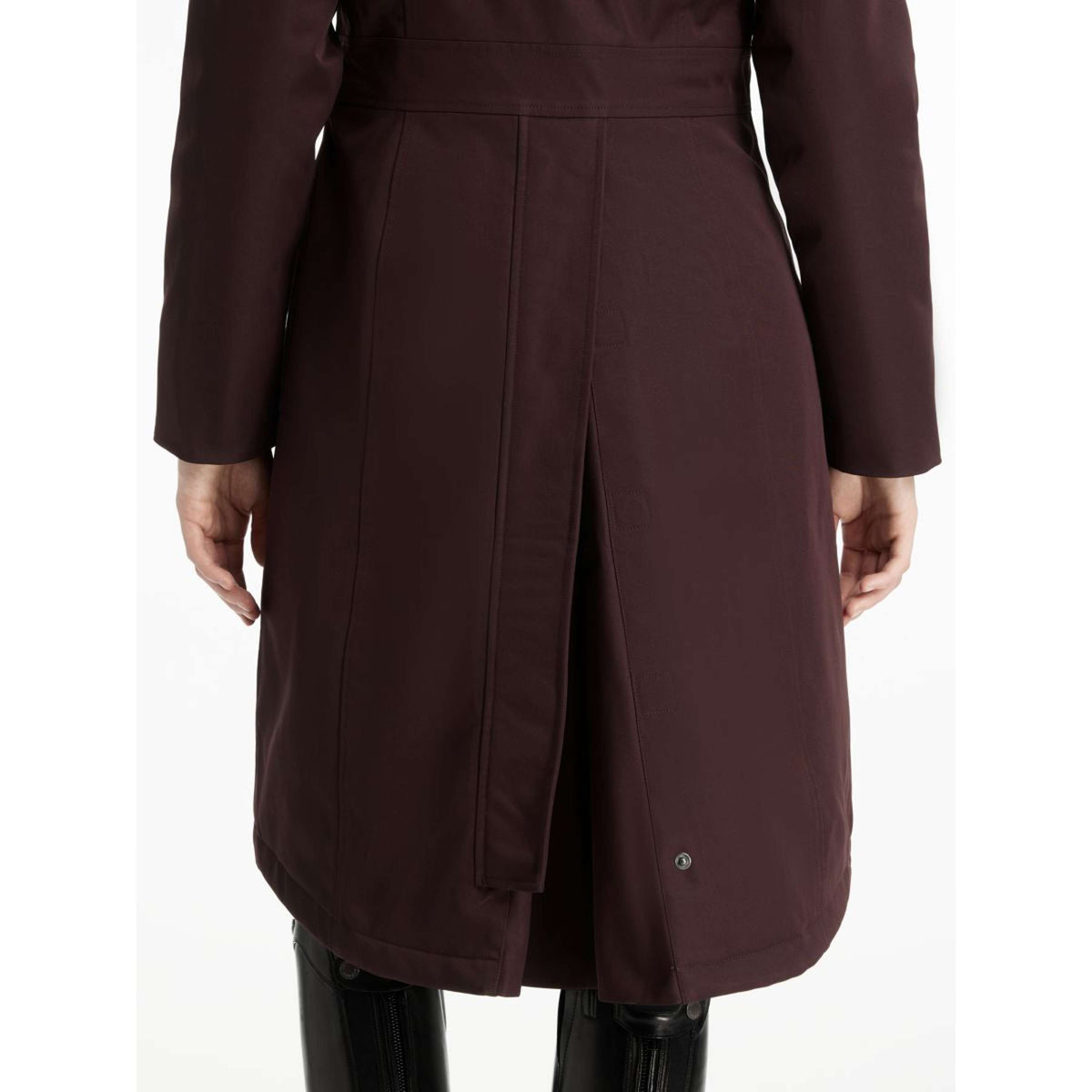 LeMieux Chaqueta Anya Waterproof Largo Color ES: Ciruela