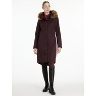 LeMieux Chaqueta Anya Waterproof Largo Color ES: Ciruela