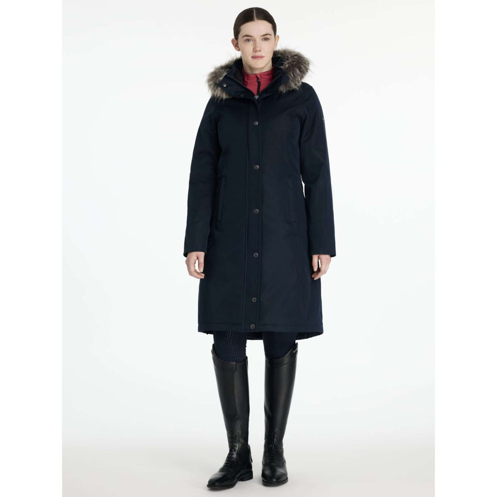 LeMieux Chaqueta Anya Waterproof Largo Navy
