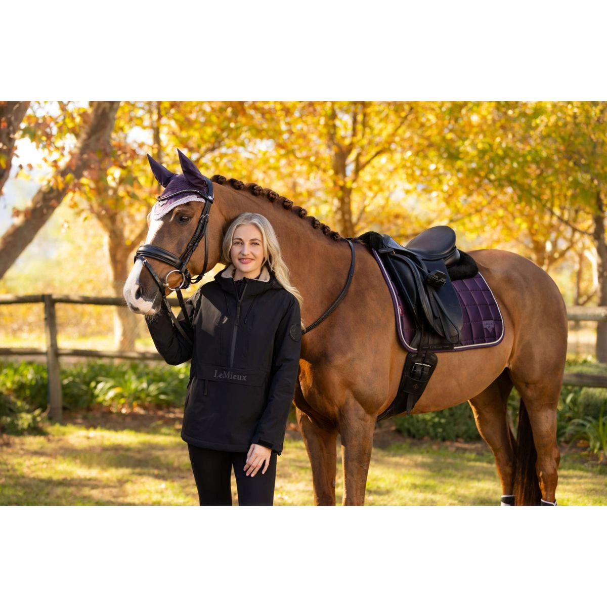 LeMieux Chaqueta Phoebe Impermeable Negro