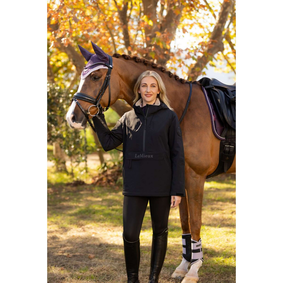 LeMieux Chaqueta Phoebe Impermeable Negro