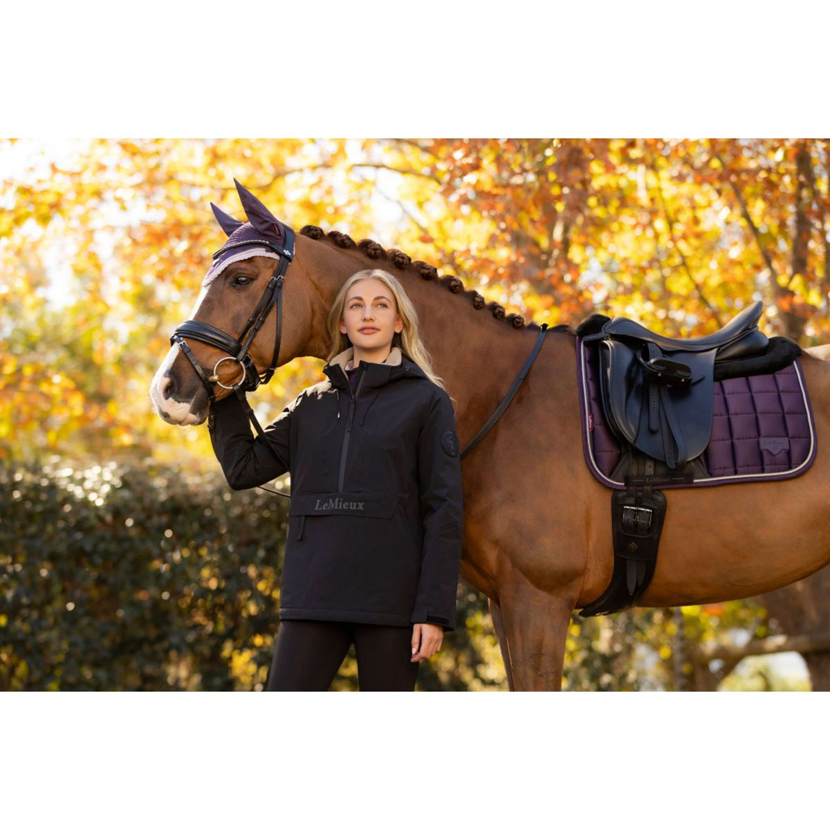 LeMieux Chaqueta Phoebe Impermeable Negro