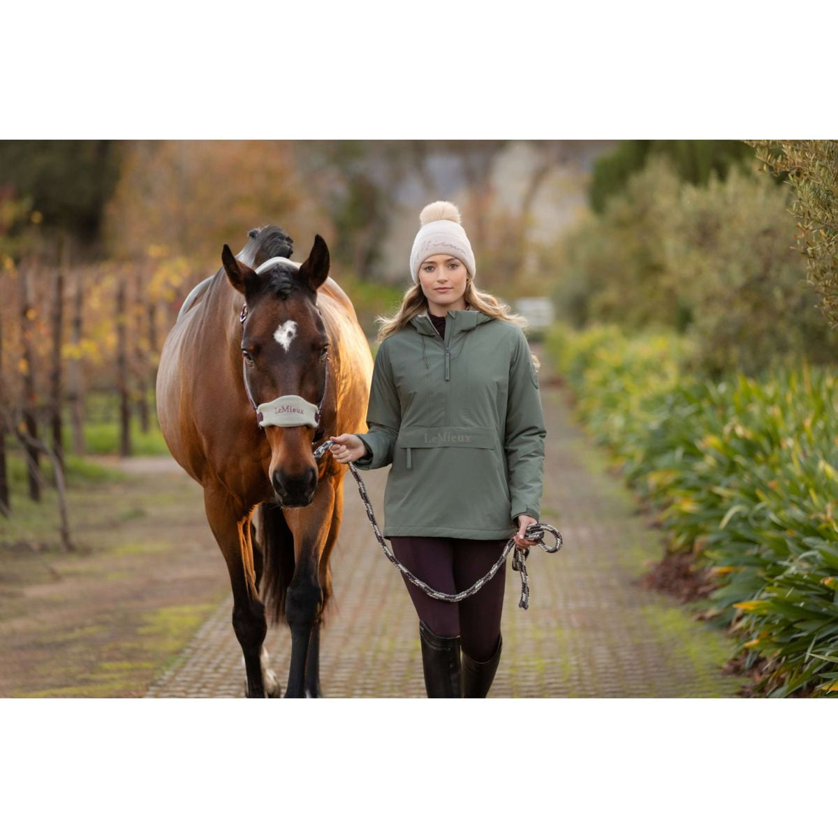 LeMieux Chaqueta Phoebe Impermeable Rosemary