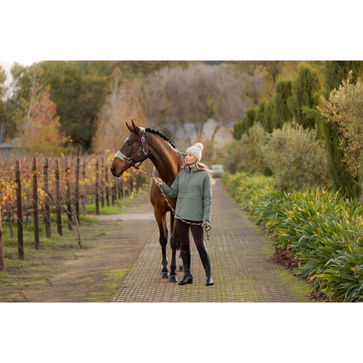 LeMieux Chaqueta Phoebe Impermeable Rosemary