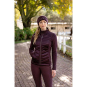 LeMieux Sudadera con capucha y cremallera Dynamique Color ES: Ciruela