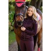 LeMieux Sudadera con capucha y cremallera Dynamique Color ES: Ciruela