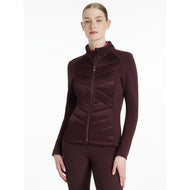 LeMieux Sudadera con capucha y cremallera Dynamique Color ES: Ciruela