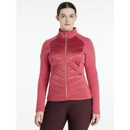 LeMieux Sudadera con capucha y cremallera Dynamique Cranberry