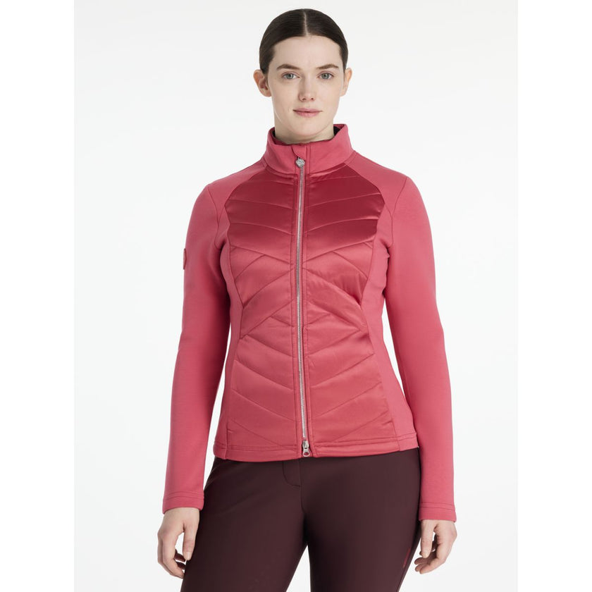 LeMieux Sudadera con capucha y cremallera Dynamique Cranberry