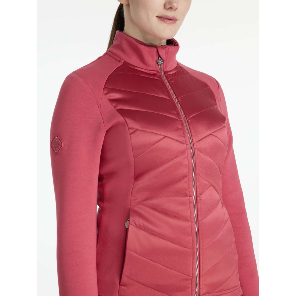 LeMieux Sudadera con capucha y cremallera Dynamique Cranberry