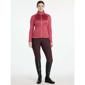 LeMieux Sudadera con capucha y cremallera Dynamique Cranberry