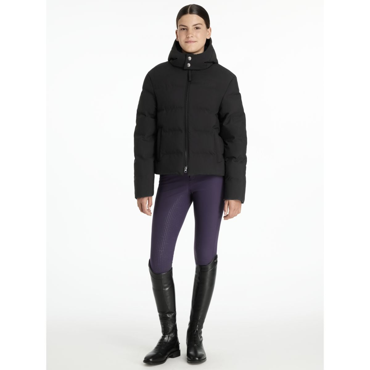 LeMieux Chaqueta Young Rider Daisy Corto Negro