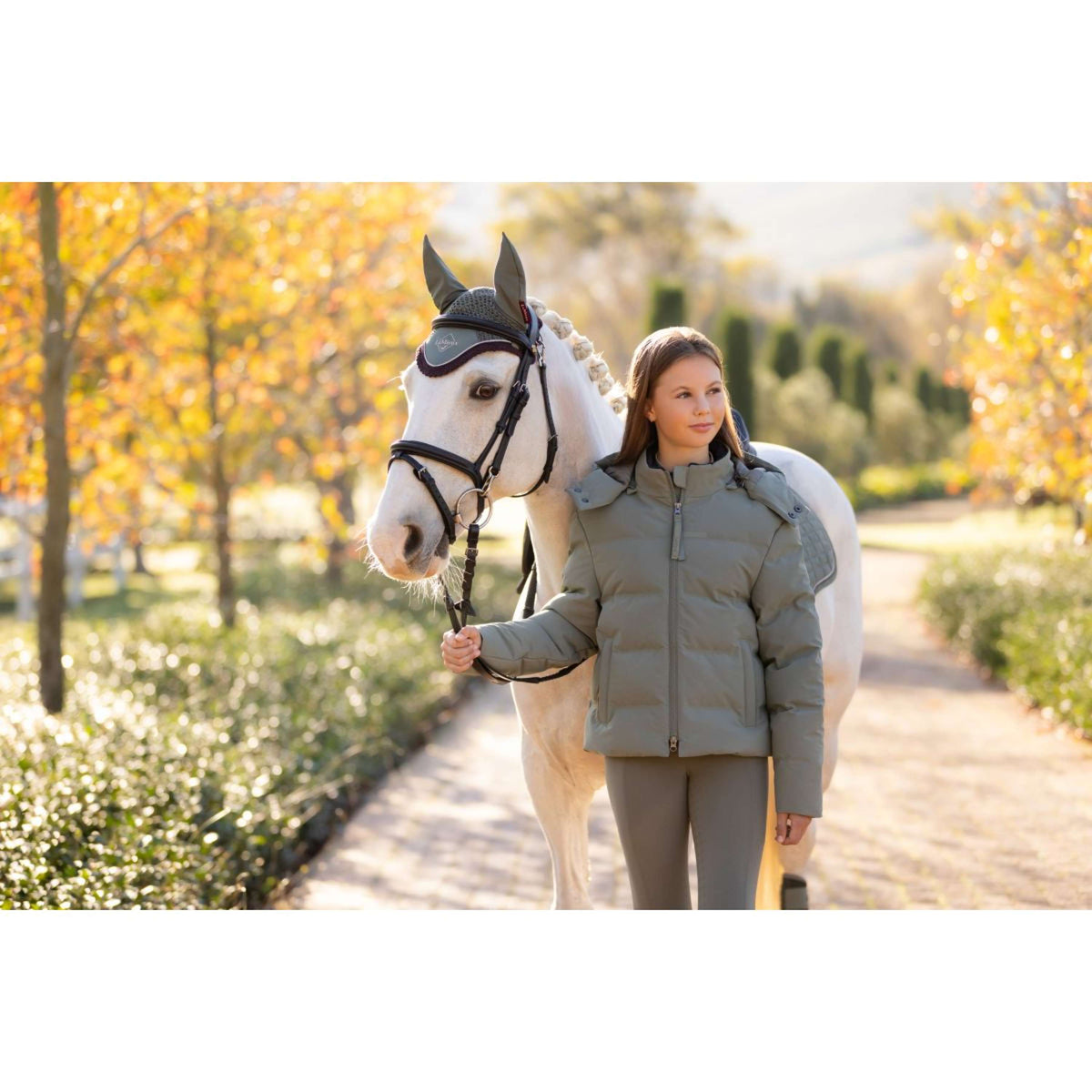 LeMieux Chaqueta Young Rider Daisy Corto Rosemary