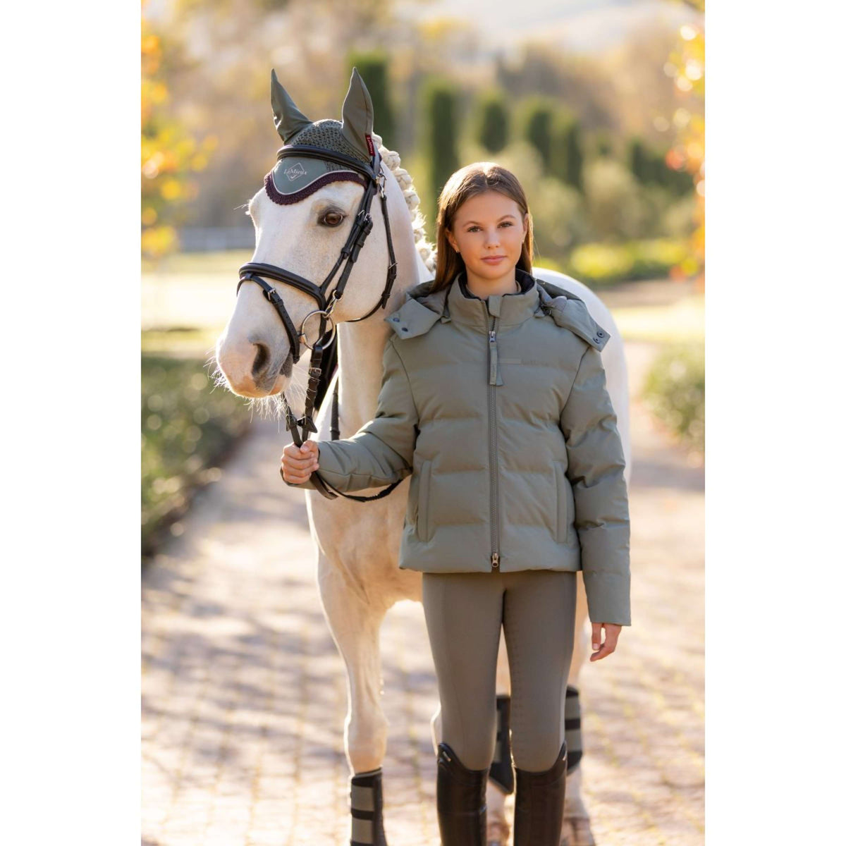 LeMieux Chaqueta Young Rider Daisy Corto Rosemary