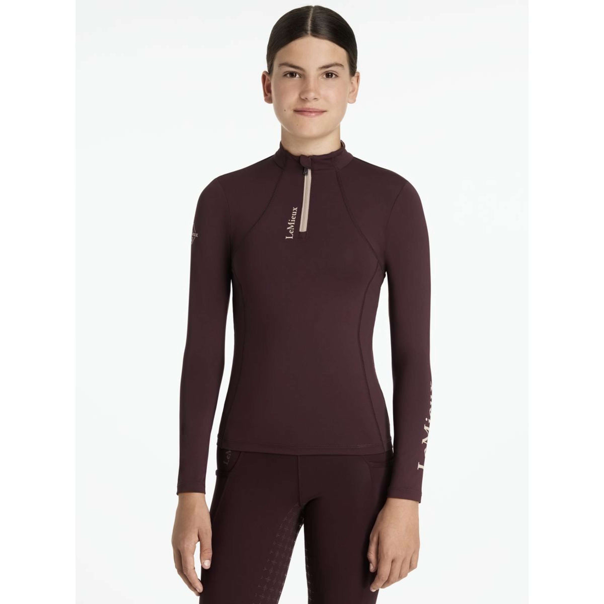 LeMieux Baselayer Young Rider Classique Color ES: Ciruela