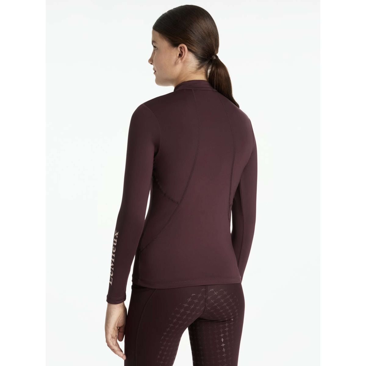 LeMieux Baselayer Young Rider Classique Color ES: Ciruela