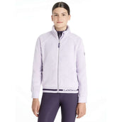 LeMieux Sudadera con capucha y cremallera Young Rider Libby Fleece Lilac