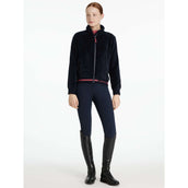 LeMieux Sudadera con capucha y cremallera Young Rider Libby Fleece Navy