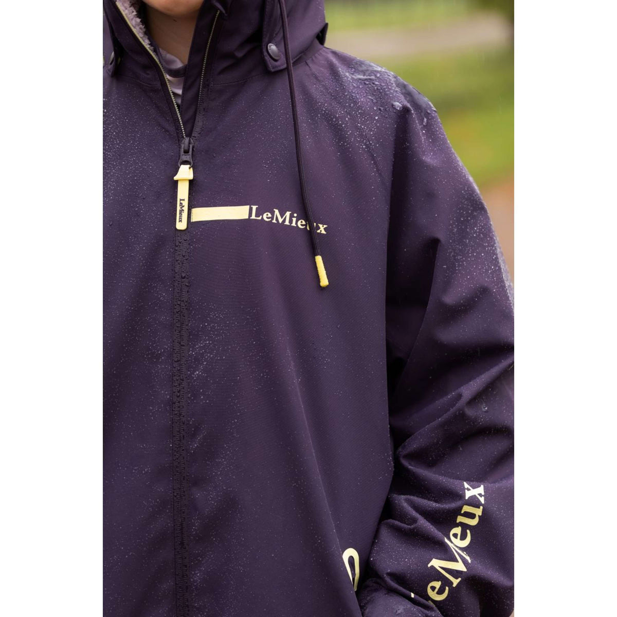 LeMieux Abrigo de lluvia Young Rider HydroShield Juniper